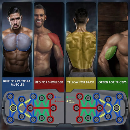 Foldable Push-Up Board – Full-Body Workout Anywhere!