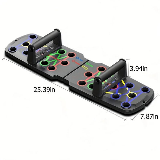 Foldable Push-Up Board – Full-Body Workout Anywhere!