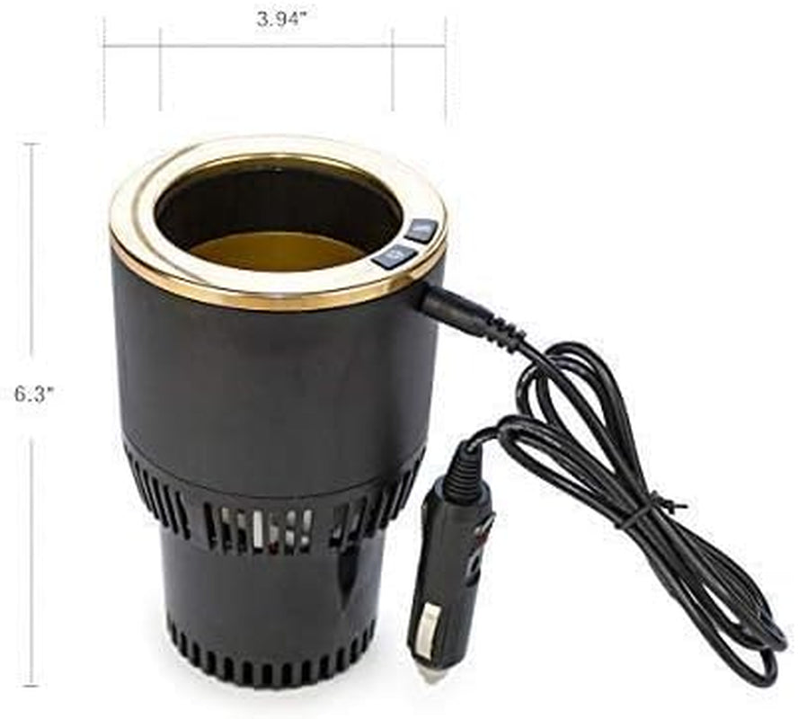 Premium 2-In-1 Car Cup Warmer Cooler Smart Car Cup Mug Holder Holiday Seasonal Present | Perfect Car Tumbler Holder for Commuter/Traveler/Road Tripper/Recreation